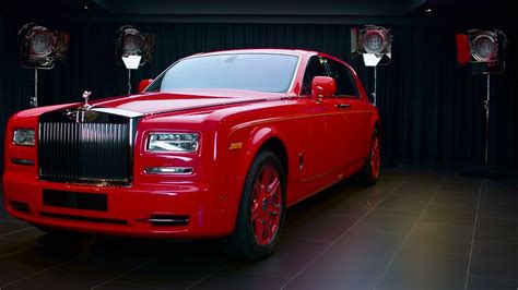 Gold infused Rolls Royce Phantom built for the 13 Hotel Macau